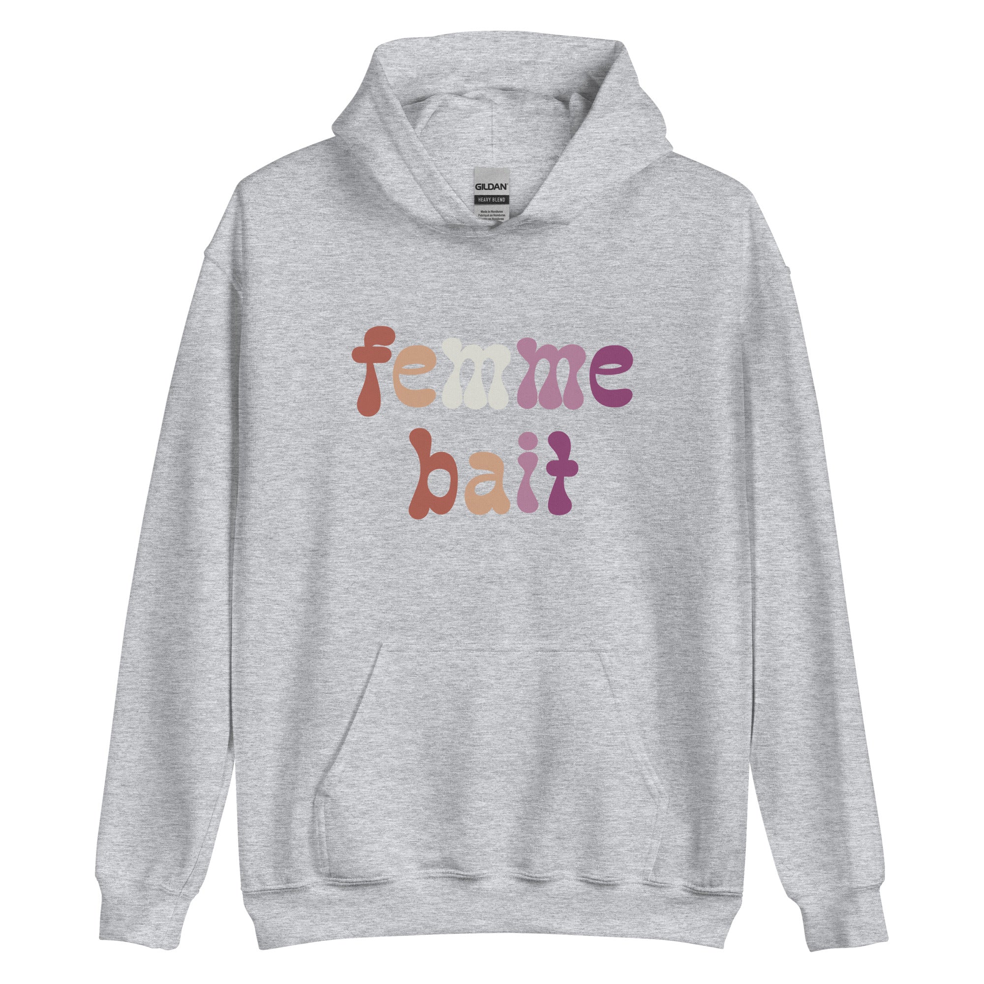 Femme Bait Retro Lesbian Hoodie