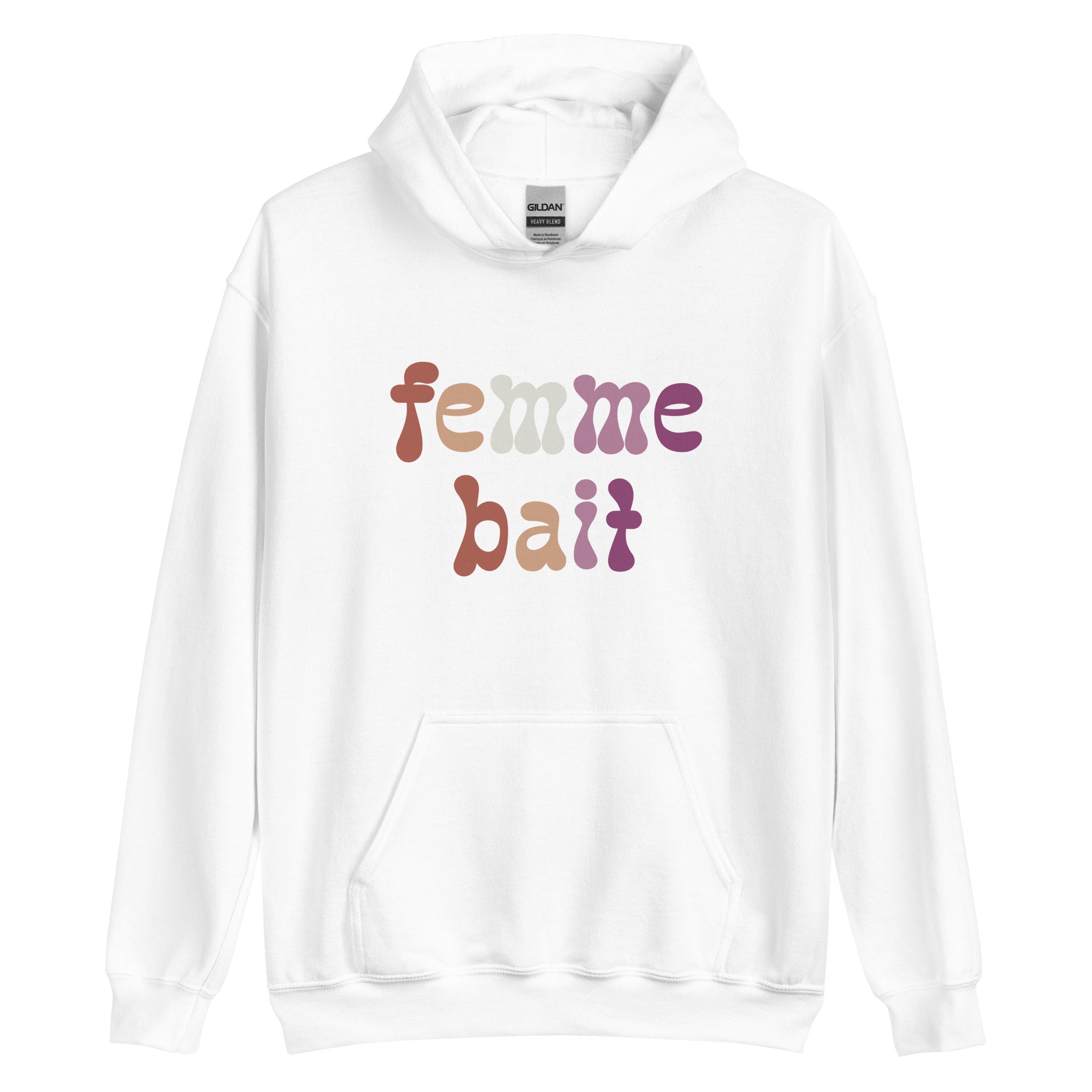 Femme Bait Retro Lesbian Hoodie