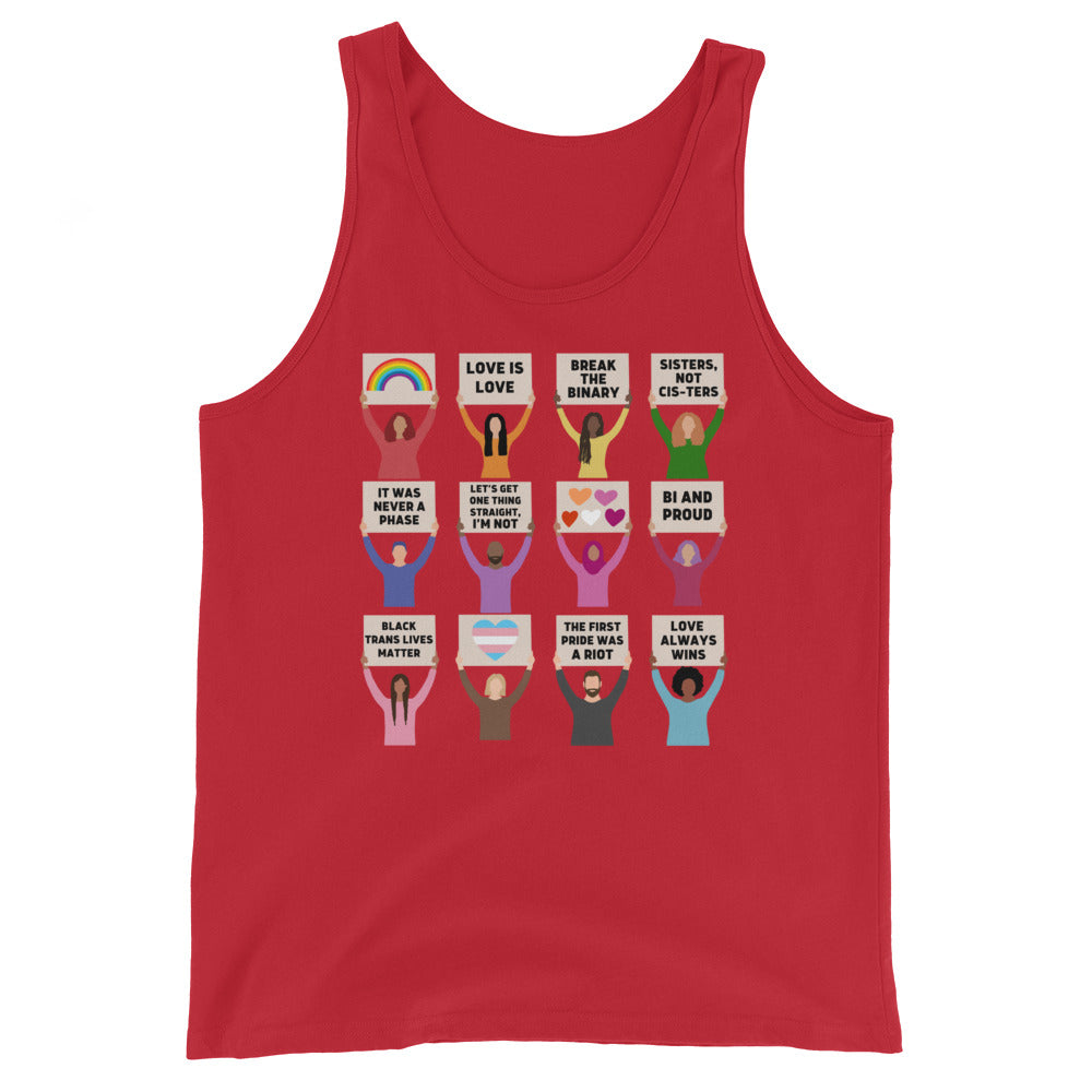 LGBTQIA+ Pride Protest Tank