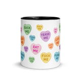 Naughty Valentine's Candy Hearts Mug