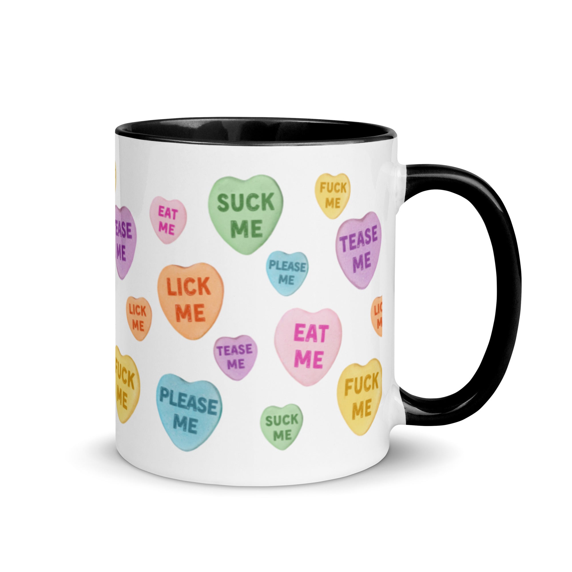 Naughty Valentine's Candy Hearts Mug