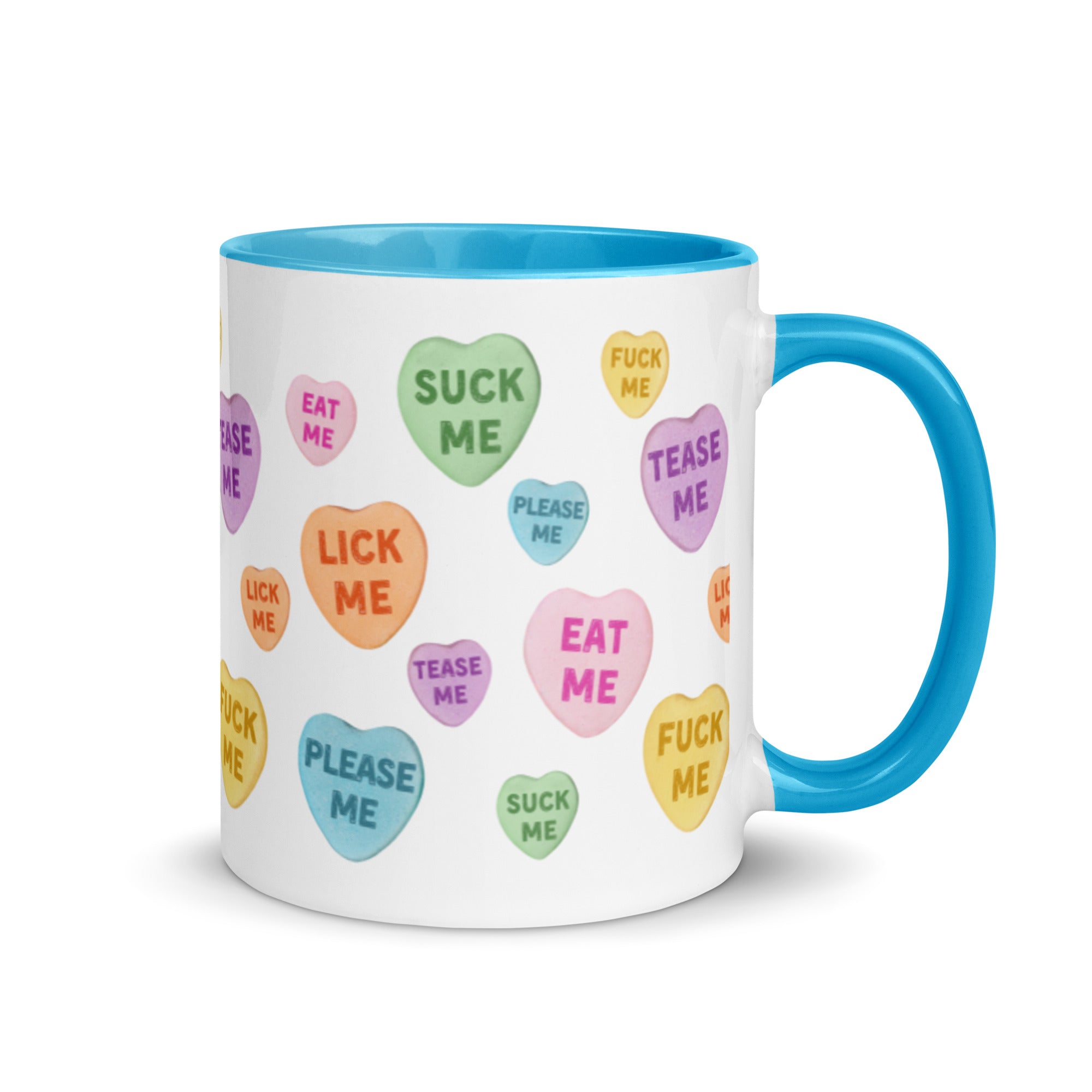 Naughty Valentine's Candy Hearts Mug
