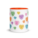 Naughty Valentine's Candy Hearts Mug