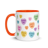 Naughty Valentine's Candy Hearts Mug