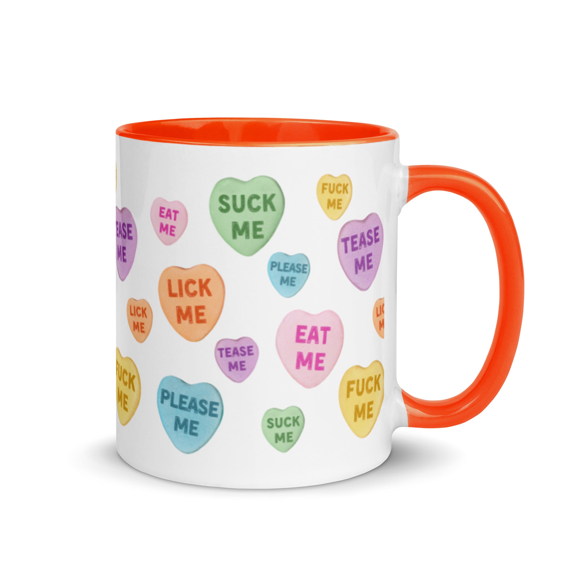 Naughty Valentine's Candy Hearts Mug