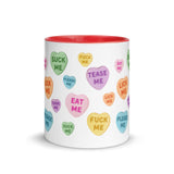 Naughty Valentine's Candy Hearts Mug
