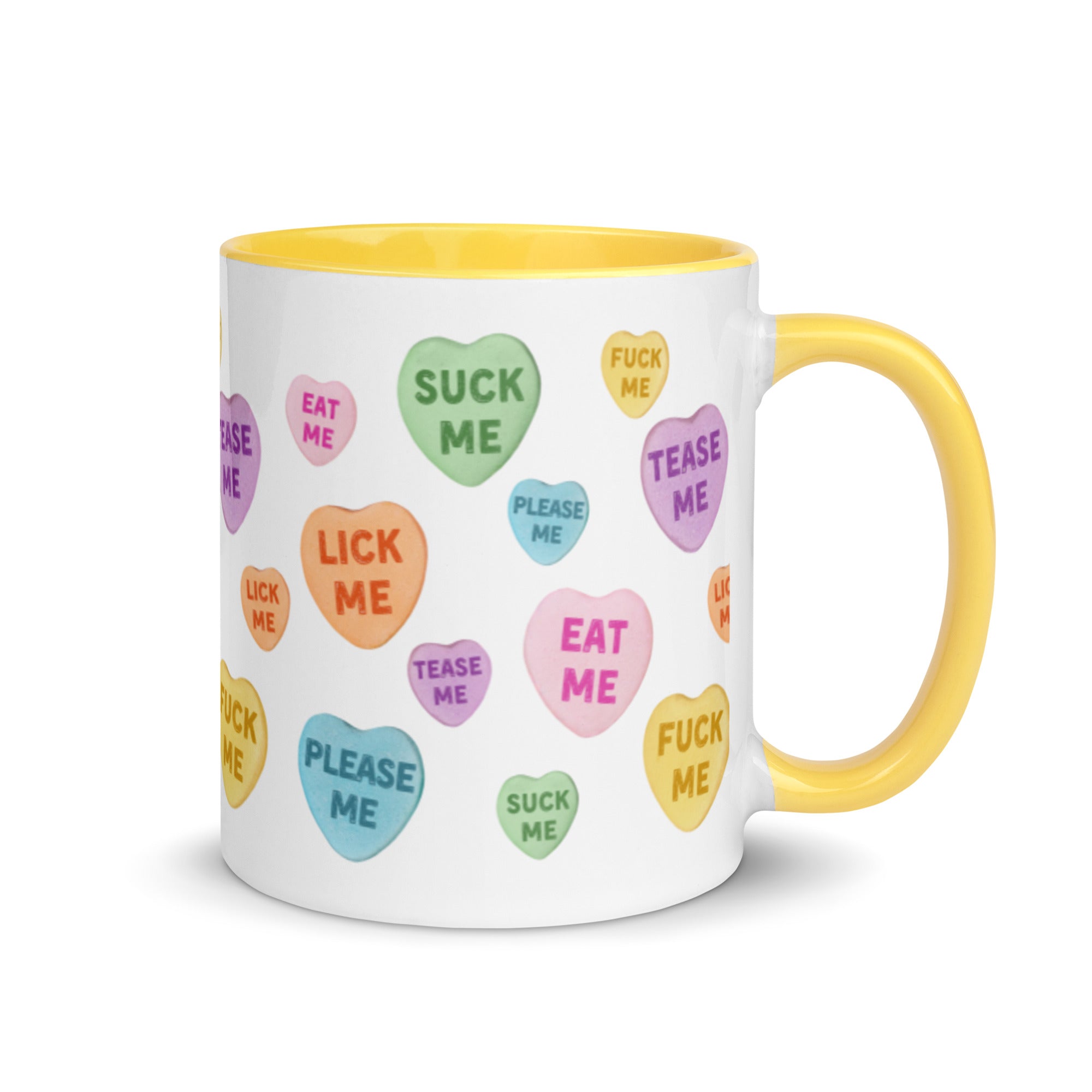 Naughty Valentine's Candy Hearts Mug