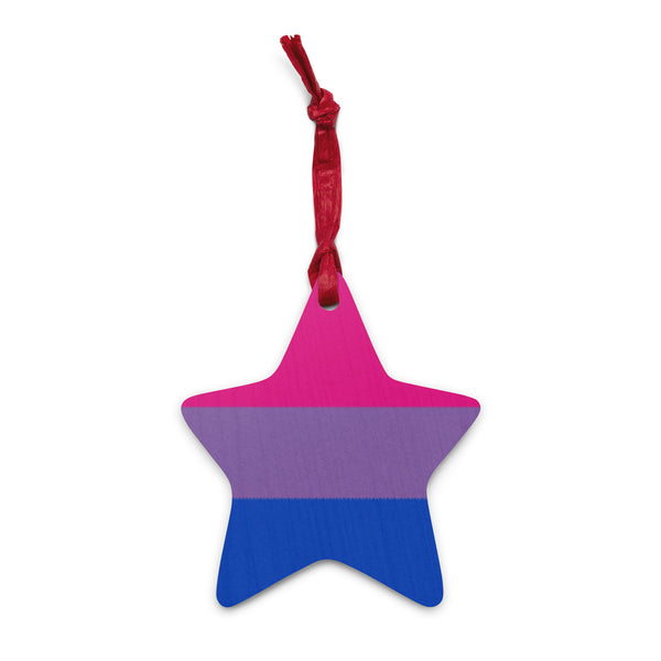Bisexual Flag Wooden Ornaments